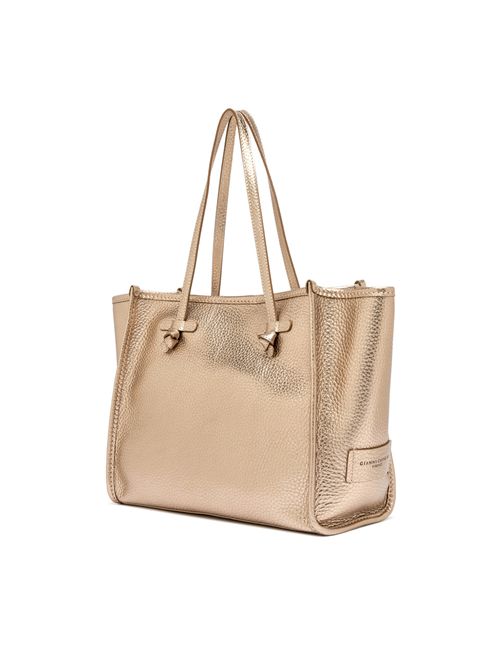 Shopping bag in pelle bubble double Mirage-Clay GIANNI CHIARINI | BS 9330 BBL T.U.MIRAGE-CLAY